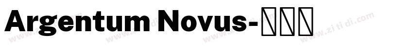 Argentum Novus字体转换